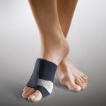 What should be done to get rid of tendonitis in foot?