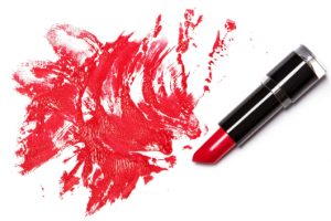 Stains from cosmetics