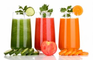 Fresh vegetable juices